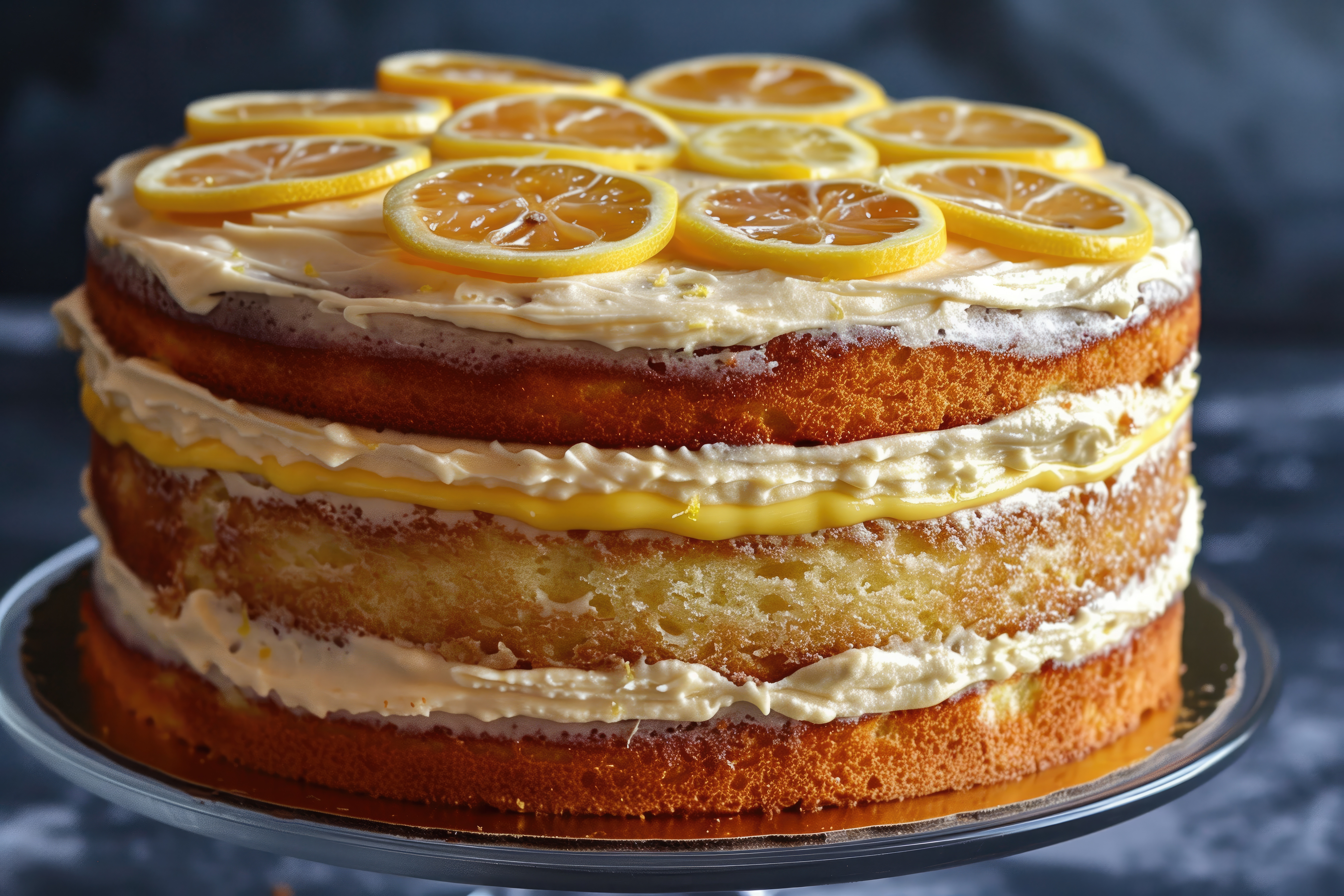 Citrus Burst met zelfgemaakte Lemon curd